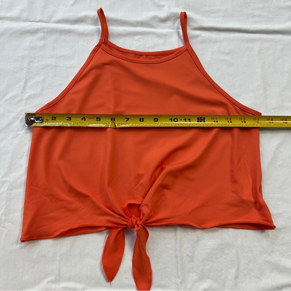 Orange Front Knot Tank Top and Pants - Size Medium - Picture 4 of 11